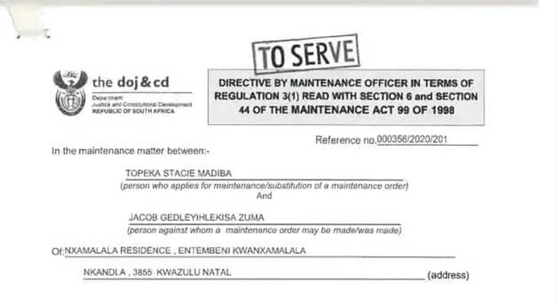 Tobeka Madiba Zuma drags Jacob Zuma to court over child support Tobeka Madiba Zuma drags Jacob Zuma to court over child support