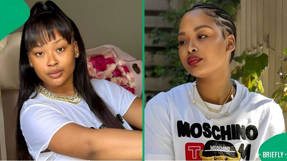 Cyan Boujee showed off her curvy body. Cyan Boujee showed off her curvy body.