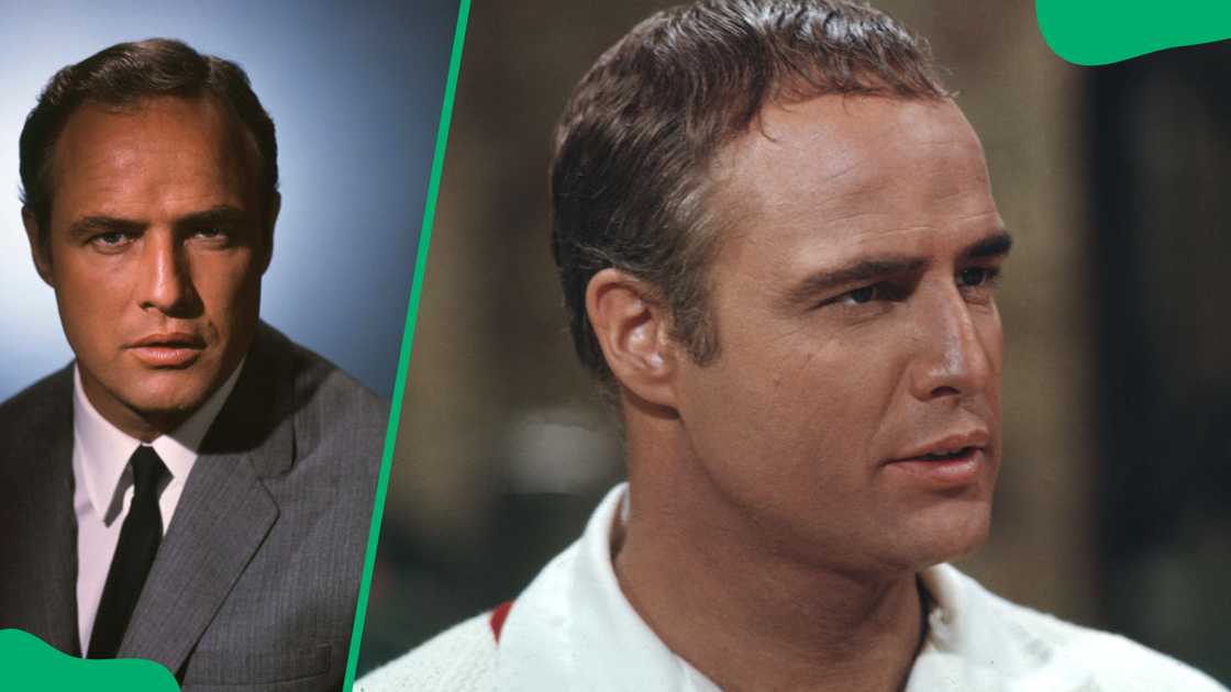 Marlon Brando in 1965 and 1963 (L-R) Marlon Brando in 1965 and 1963 (L-R)