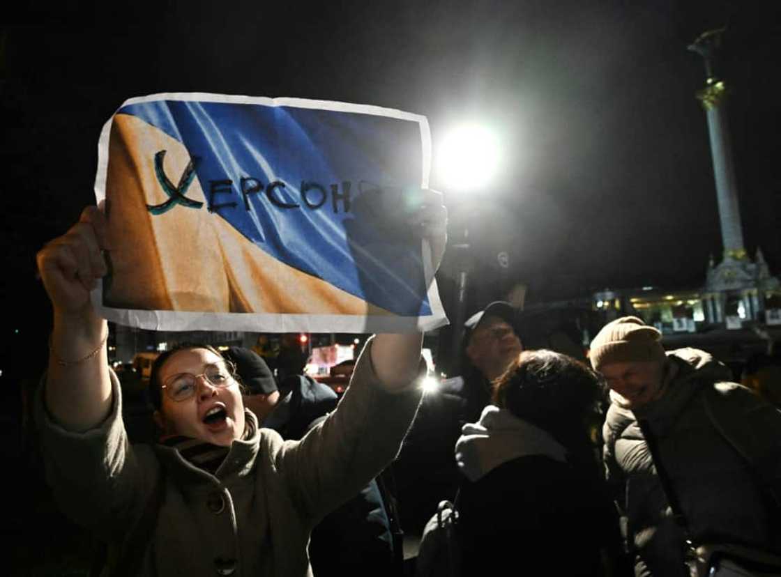 Ukraine's army announced it had entered Kherson after Russian forces withdrew Ukraine's army announced it had entered Kherson after Russian forces withdrew