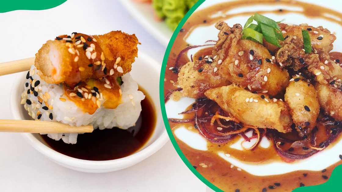 Dim Sum menu options.