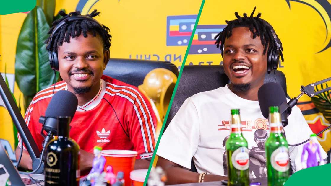 MacG laughing in studio MacG laughing in studio