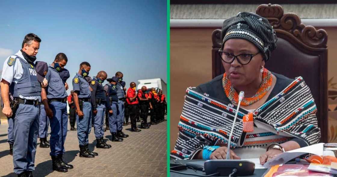 Parliament's Speaker Nosiviwe Mapisa-Nqakula's house was raided Parliament's Speaker Nosiviwe Mapisa-Nqakula's house was raided