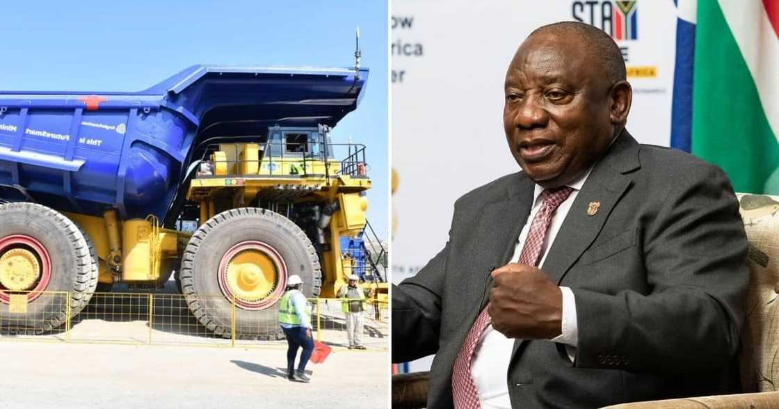 Anglo American, unveils, hydrogen-powered truch, nuGen, Limpopo, President Cyril Ramaphosa speech Anglo American, unveils, hydrogen-powered truch, nuGen, Limpopo, President Cyril Ramaphosa speech