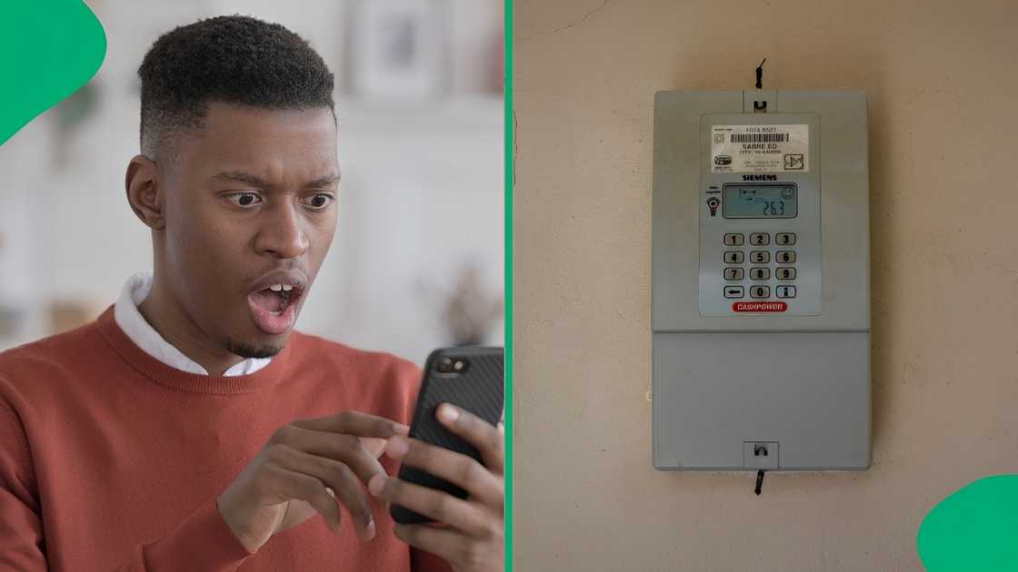 Mzansi was stunned by an old Eskom meter