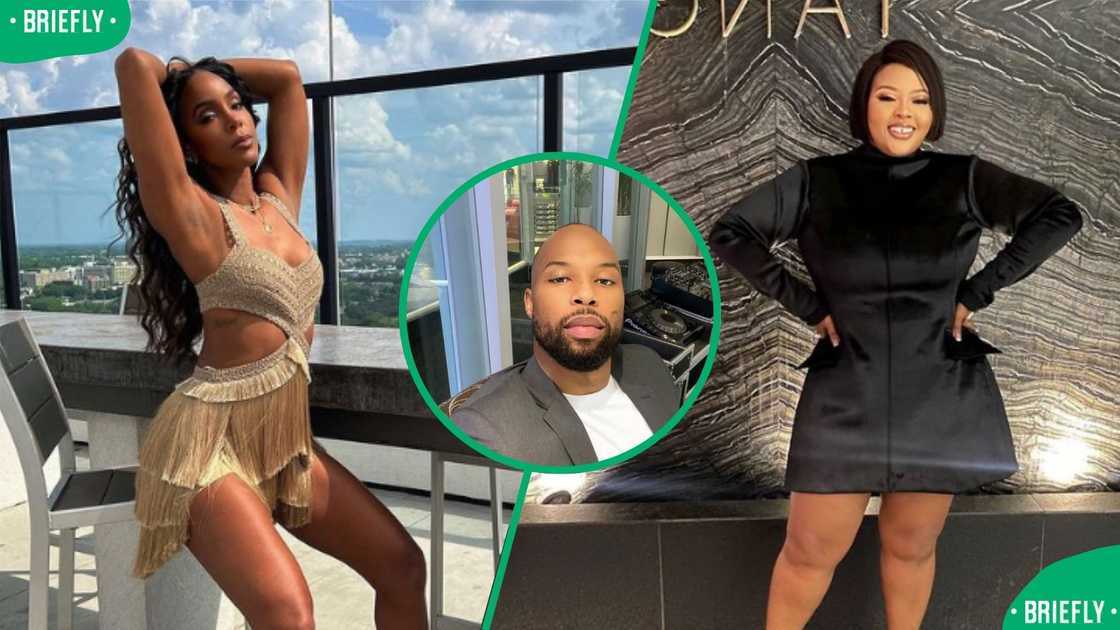 Sizwe Dhlomo showed love to Kelly Rowland Sizwe Dhlomo showed love to Kelly Rowland