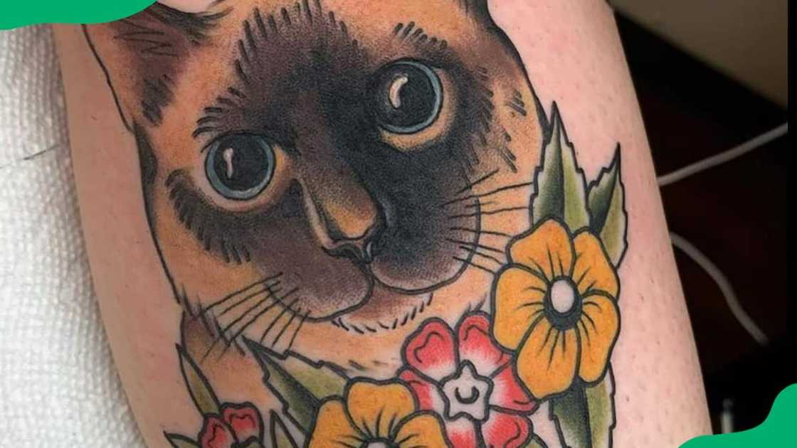 Floral Portrait tattoo