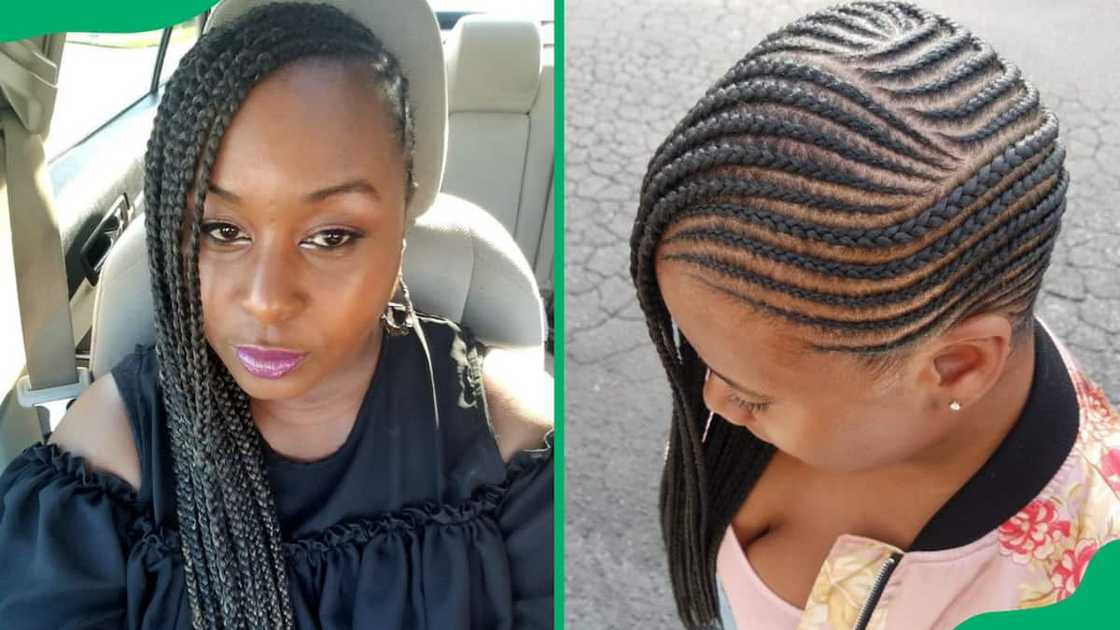 Side-swept Fulani braids Side-swept Fulani braids
