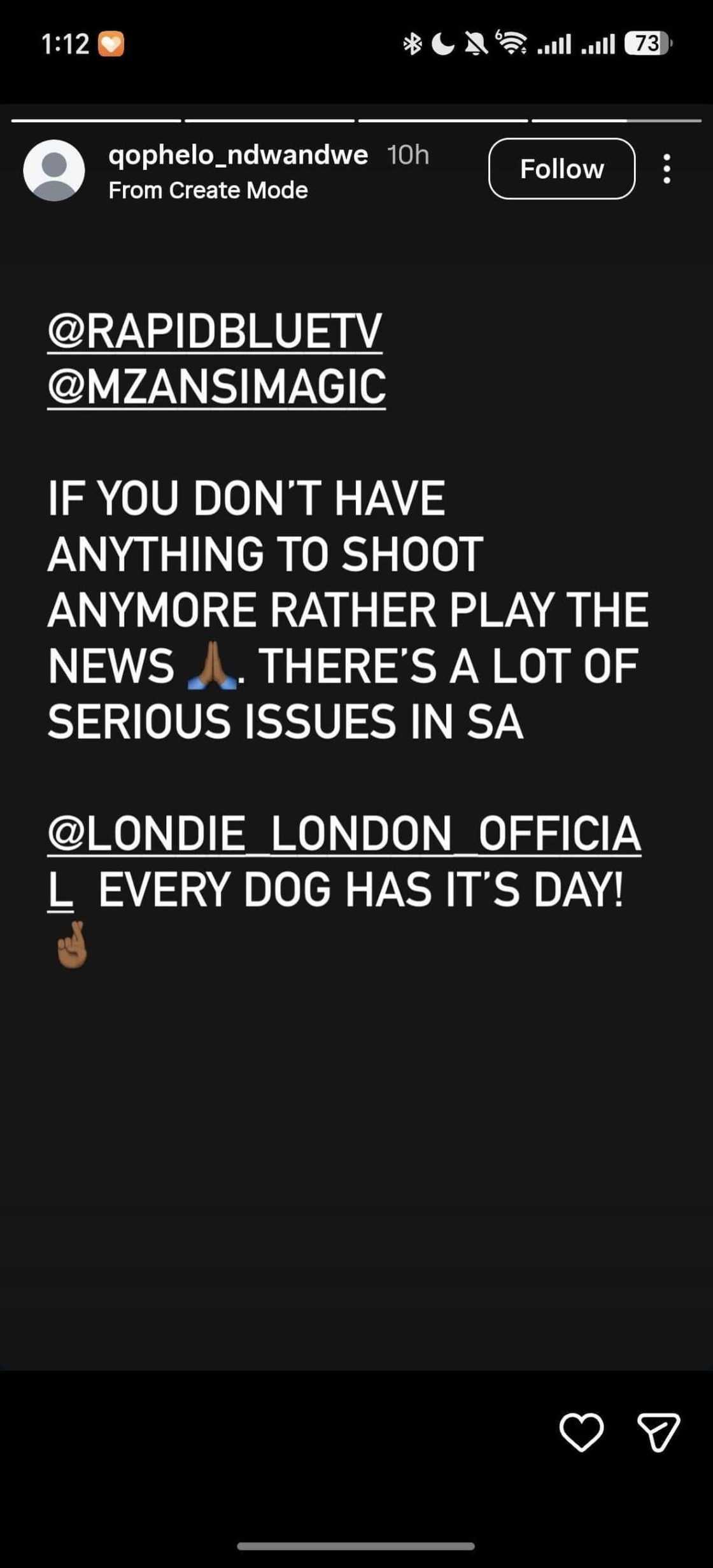 Londie Londie's former friend exposed her on social media