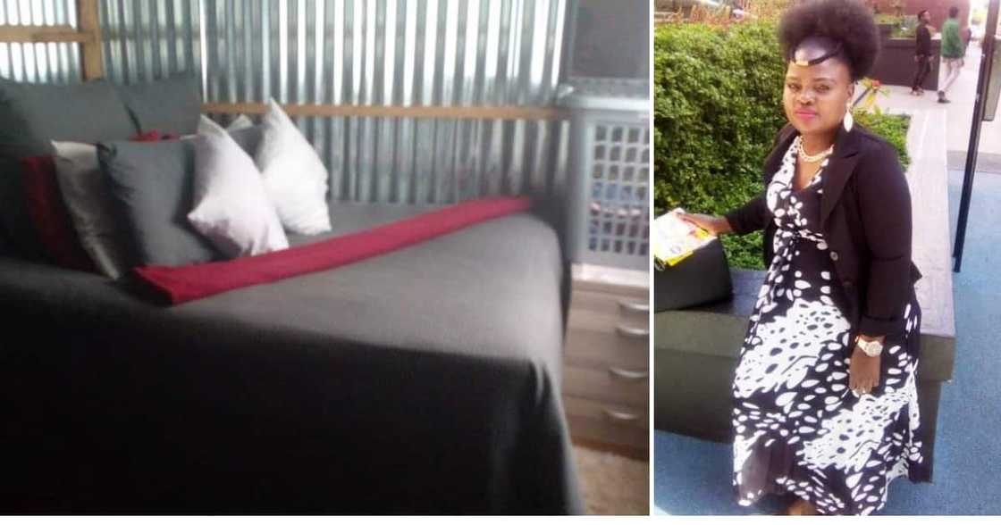 The lady takes good care of her shack The lady takes good care of her shack