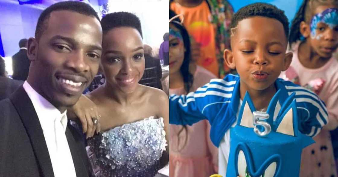 Nandi Madida, Zakes Bantwini, Son, Shaka, 5th, Birthday, Party, Sonic the Hedgehog Nandi Madida, Zakes Bantwini, Son, Shaka, 5th, Birthday, Party, Sonic the Hedgehog