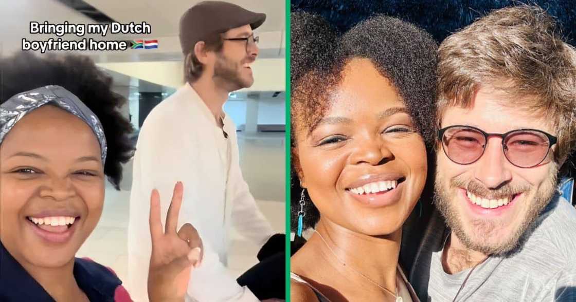 A Xhosa woman showed off her Dutchman on TikTok. She brought him to South Africa. A Xhosa woman showed off her Dutchman on TikTok. She brought him to South Africa.