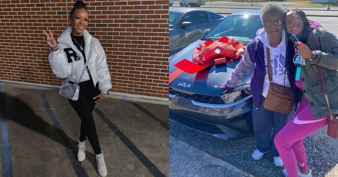 Grandmother, granddaughter, family, new car, grandmother buys car, Kia, new ride, trending post, viral news Grandmother, granddaughter, family, new car, grandmother buys car, Kia, new ride, trending post, viral news