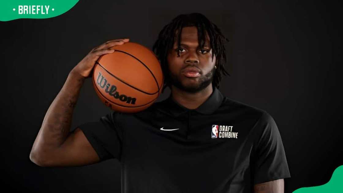Chris Livingston during the 2023 NBA Draft Combine Circuit Chris Livingston during the 2023 NBA Draft Combine Circuit