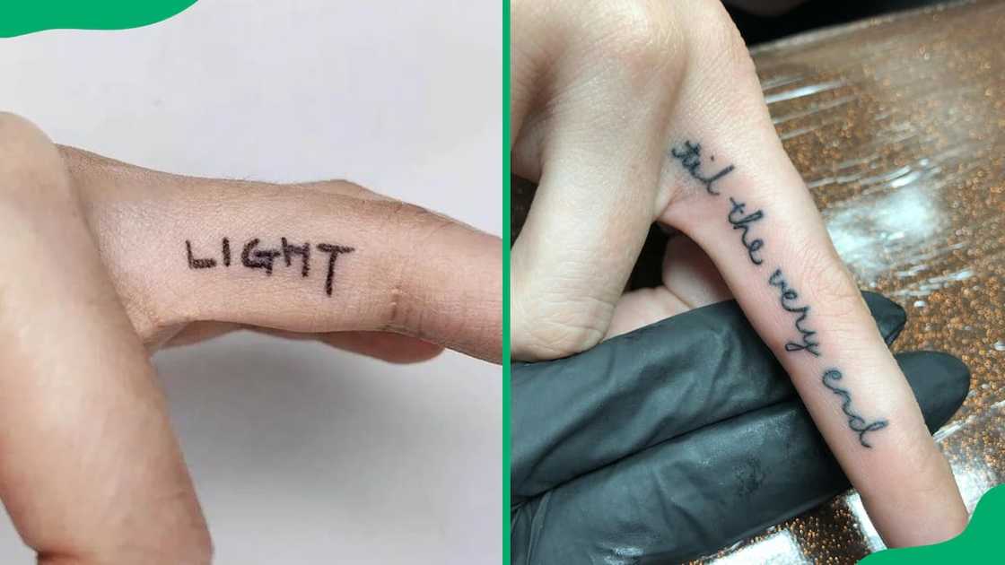 Lettering tattoo