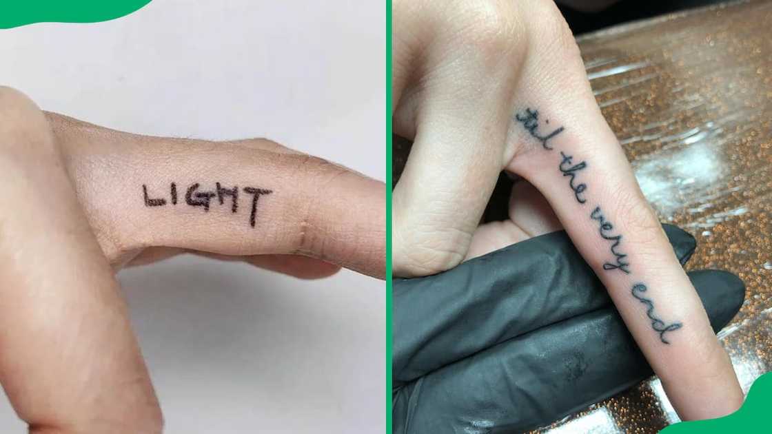 Lettering tattoo Lettering tattoo