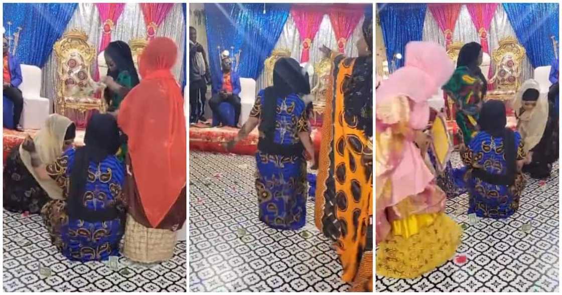 Janemena no reach: Lady whines waist hard as she twerks at Hausa wedding, steals show Janemena no reach: Lady whines waist hard as she twerks at Hausa wedding, steals show