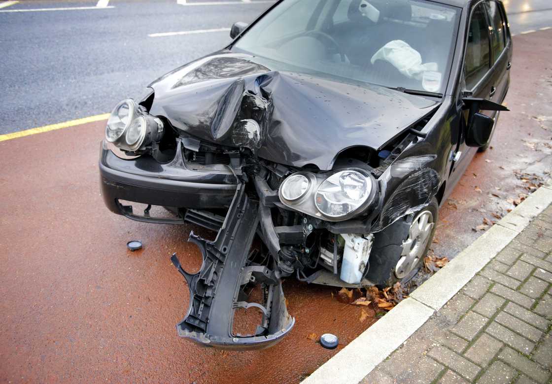 A stock photo of a road accident A stock photo of a road accident