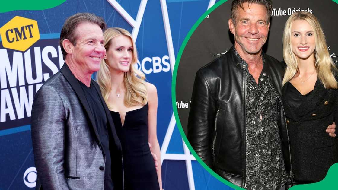 Dennis Quaid and his wife Laura Savoie Dennis Quaid and his wife Laura Savoie