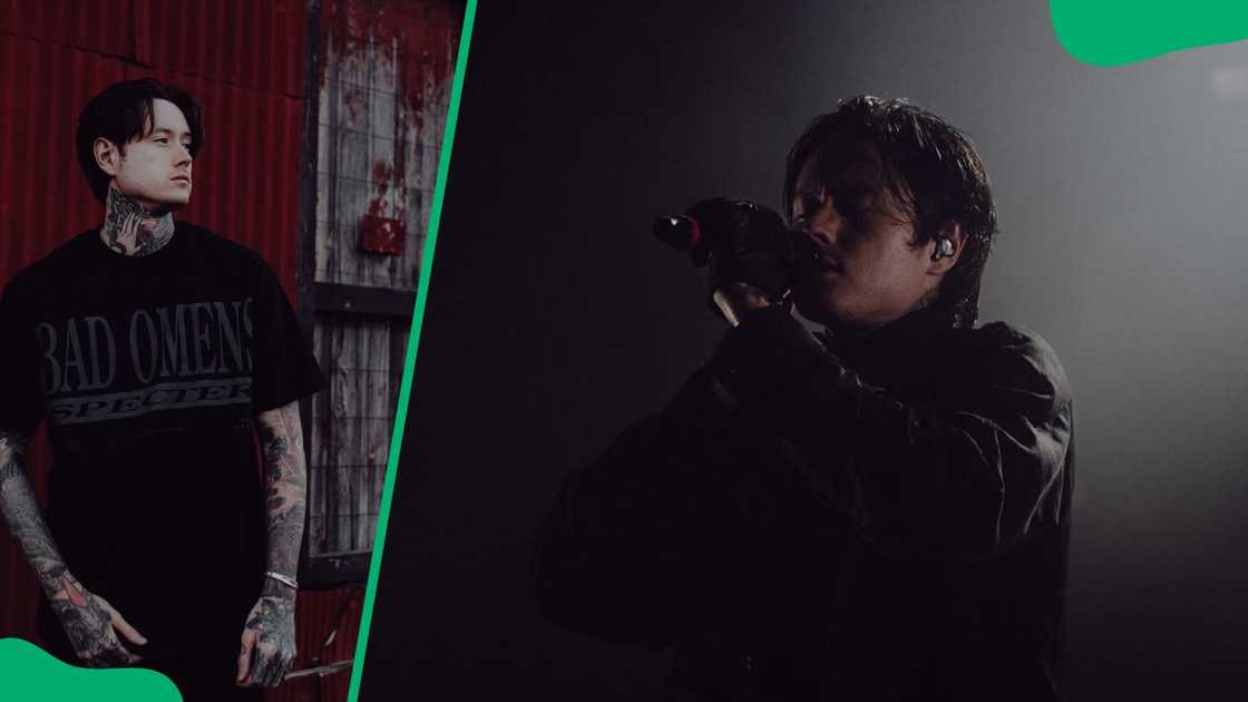 Bad Omens lead singer Noah Sebastian Bad Omens lead singer Noah Sebastian