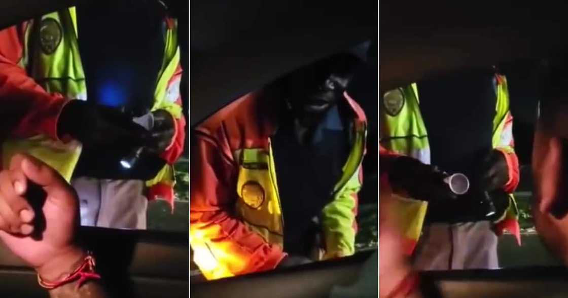 JMPD, Cop, Breathalyser, Video, Shocking, Used test