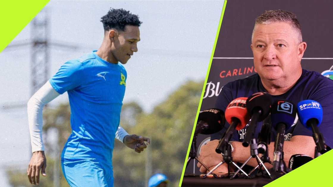 Keagan Johannes praised SuperSport United coach Gavin Hunt. Keagan Johannes praised SuperSport United coach Gavin Hunt.