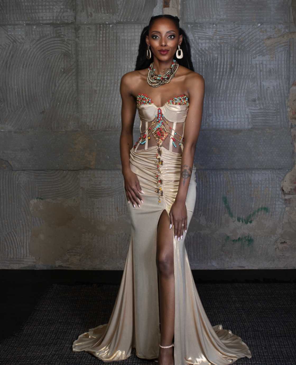 Tshego Gaelae won Mrs World.