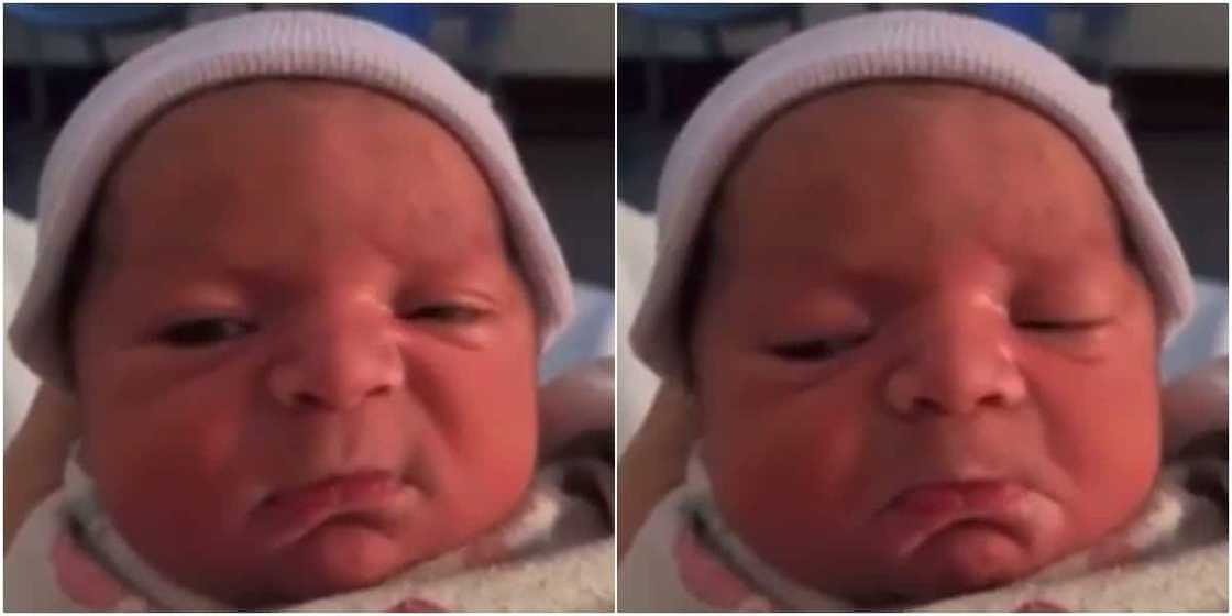 Social media users can't stop laughing as video of angry baby with funny expressions emerges online