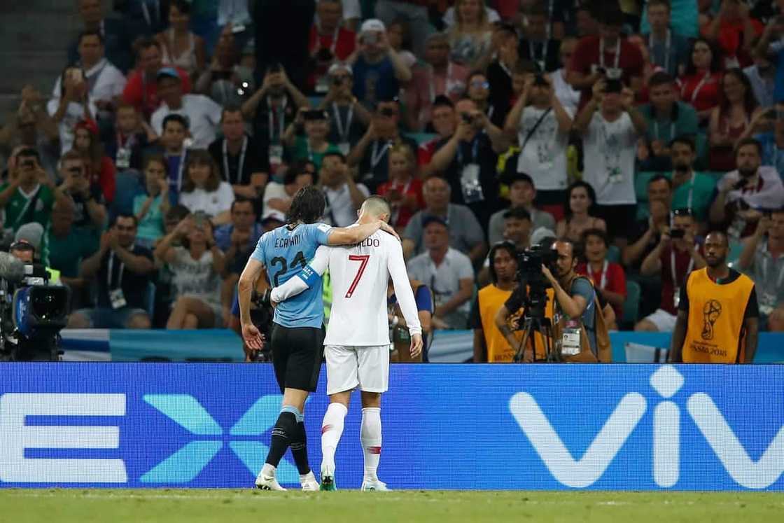 Cristiano Ronaldo and Cavani Cristiano Ronaldo and Cavani
