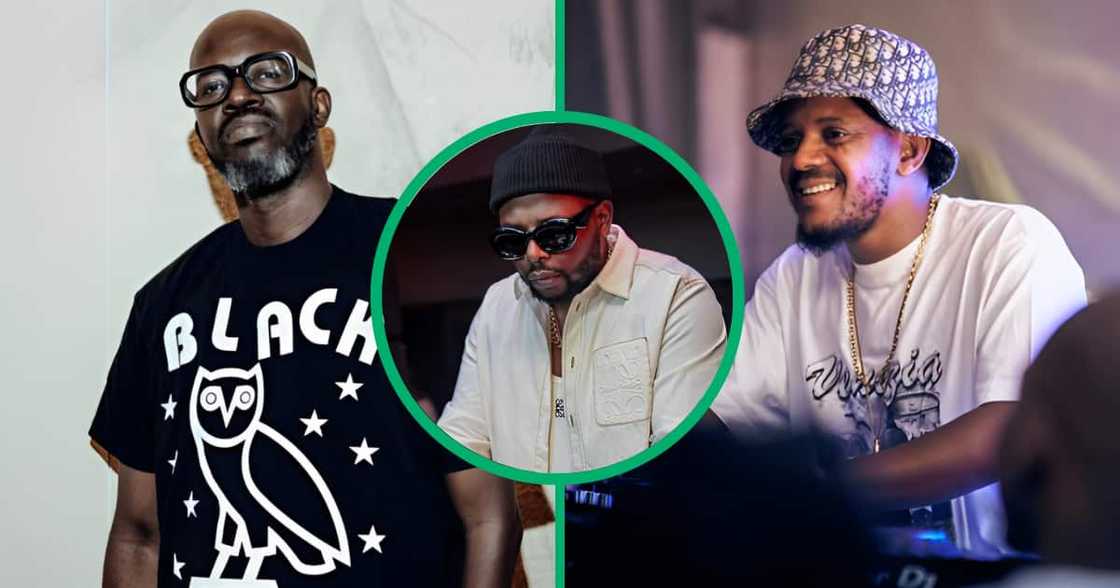 DJ Maphorisa linked up with Kabza and Black Coffee DJ Maphorisa linked up with Kabza and Black Coffee