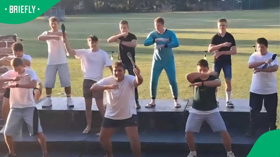 Learners from Gelofte Skool. Learners from Gelofte Skool.