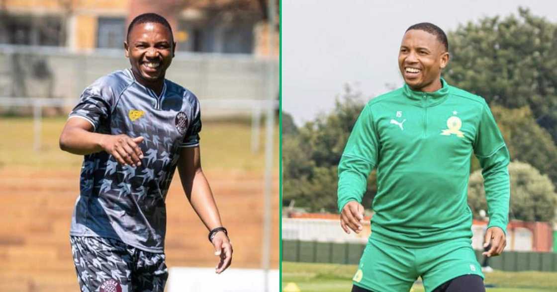 Andile Jali showed off his customised shin pads Andile Jali showed off his customised shin pads