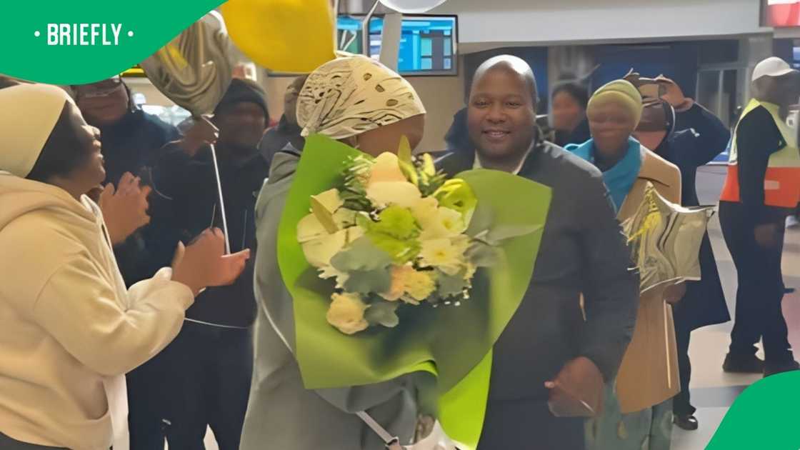 Graduate arrives in SA from China