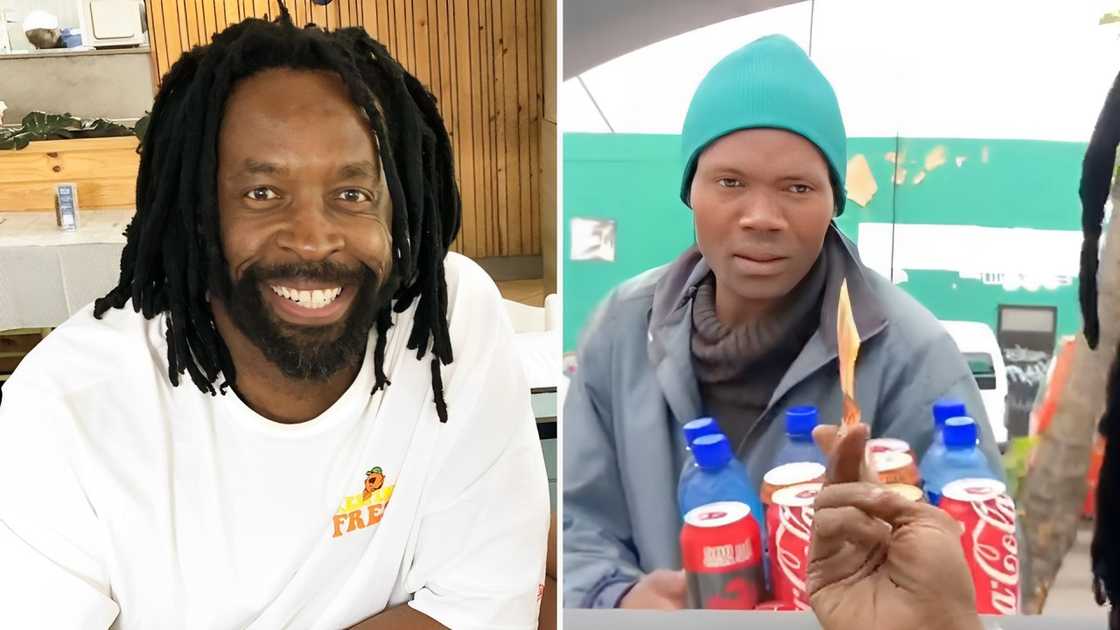 The street vendor's alleged son called DJ Sbu out