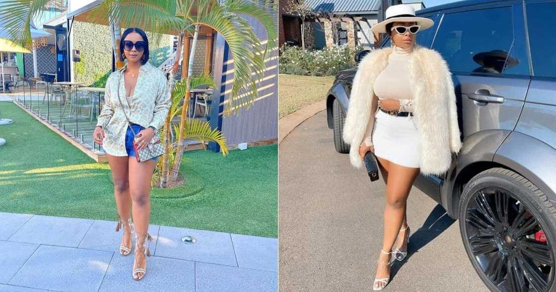 Boity, shows love, past self, throwback pic Boity, shows love, past self, throwback pic
