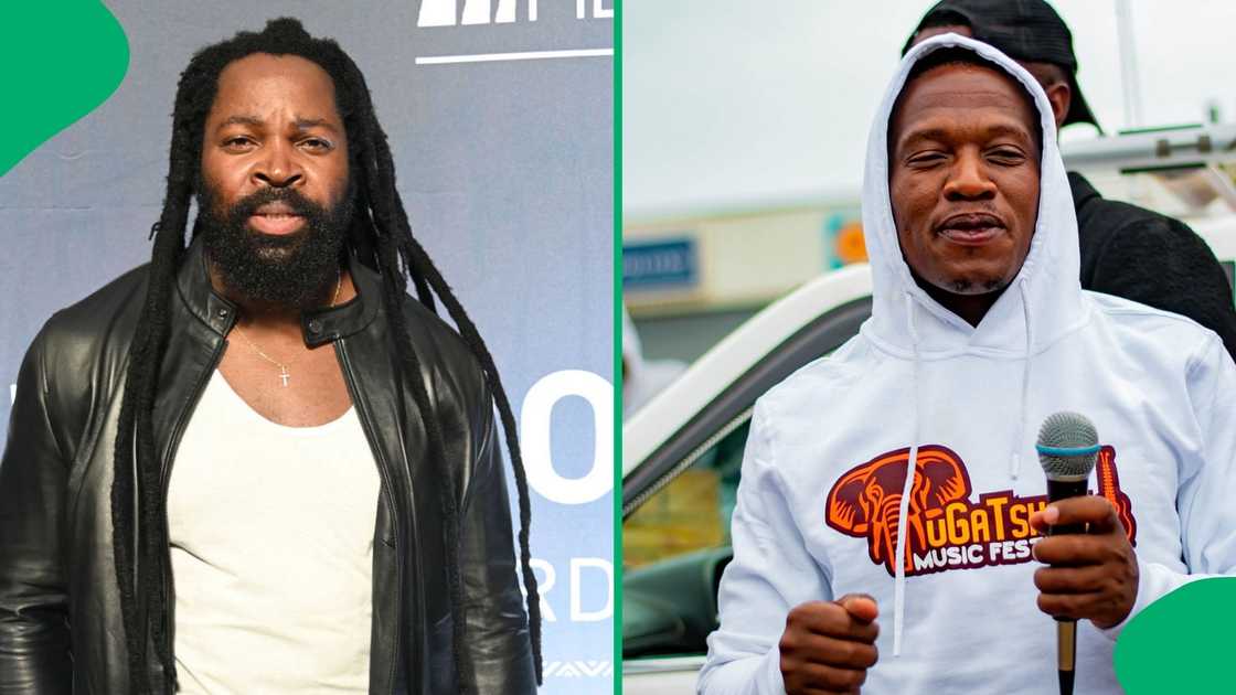 Big Zulu praised Gatsheni for building a new home. Big Zulu praised Gatsheni for building a new home.