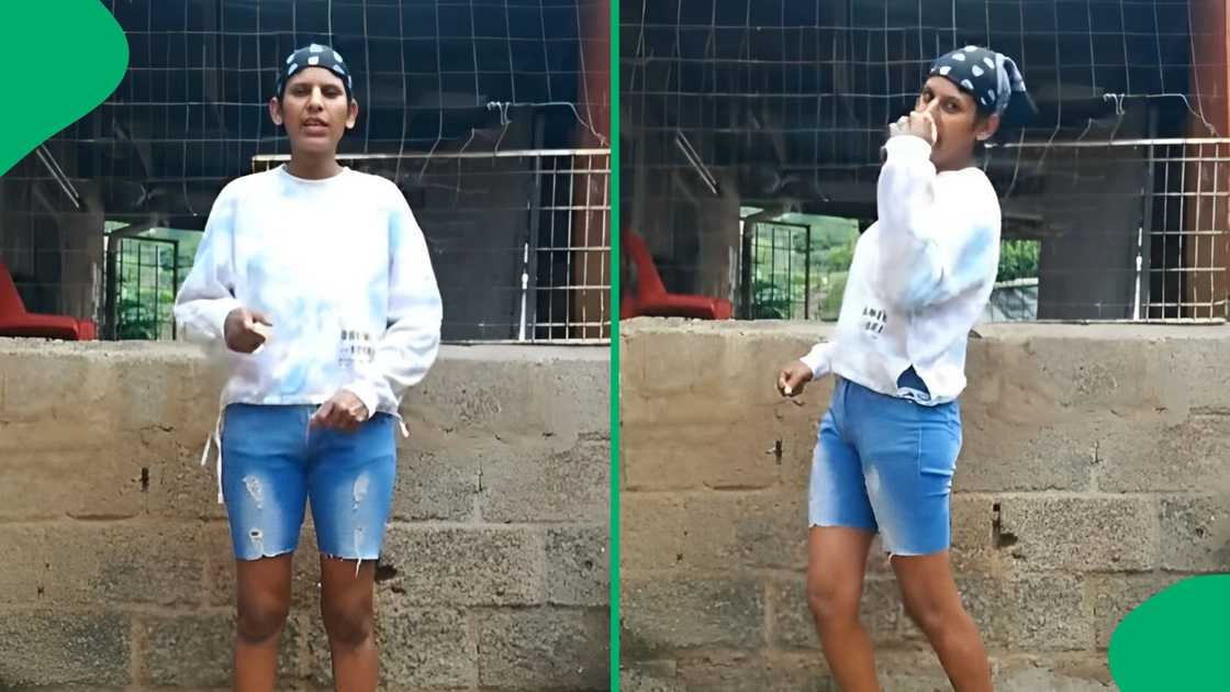 A woman shared a dance tutorial.