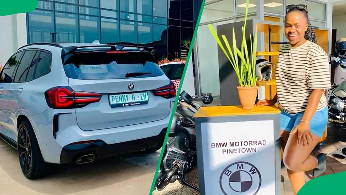 Penny Ntuli at the BMW Pinetown premises Penny Ntuli at the BMW Pinetown premises