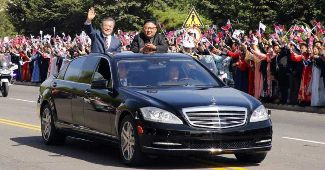 Kim Jong-Un, north korea, world leader, mercedes-benz, pullman Kim Jong-Un, north korea, world leader, mercedes-benz, pullman