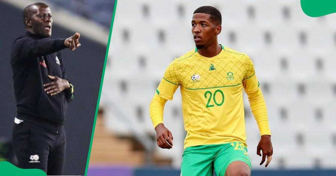 Helman Mkhalele needed Bafana Bafana to add to Rushwin Dortley's goal Helman Mkhalele needed Bafana Bafana to add to Rushwin Dortley's goal