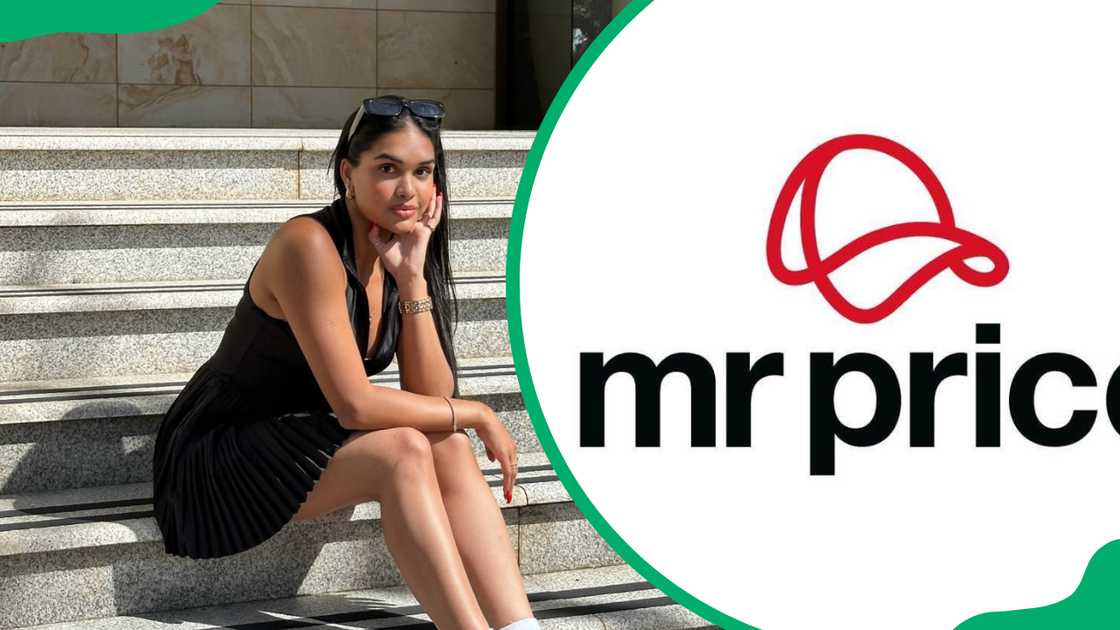 Mr Price model and the official logo