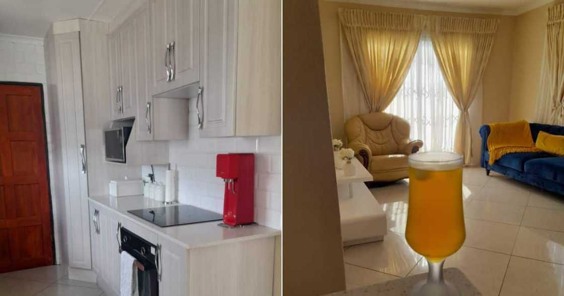 Woman shows of house Woman shows of house