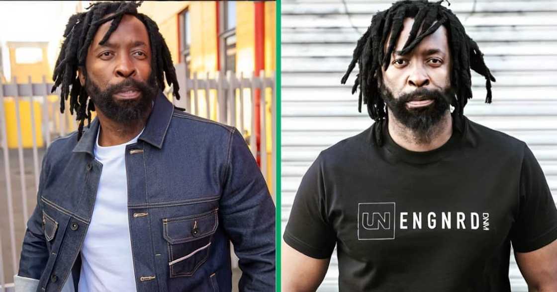 DJ Sbu says he does not own a new car and phone. DJ Sbu says he does not own a new car and phone.