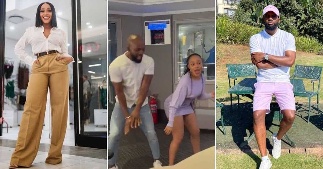 Thando Thabethe and Clement Manyathela Thando Thabethe and Clement Manyathela