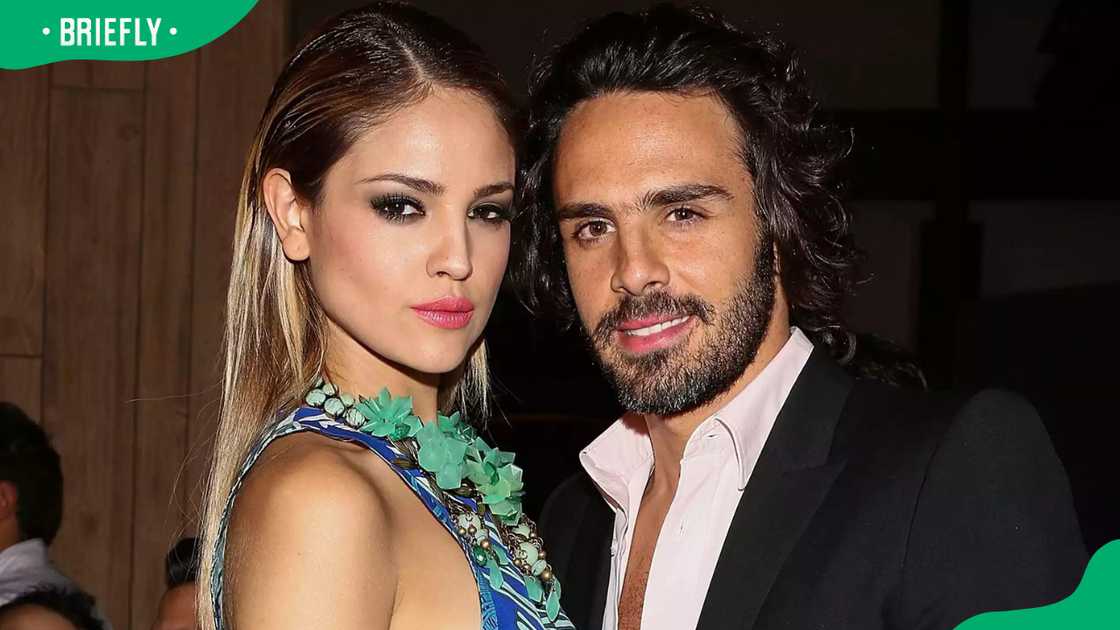 Actress Singer Eiza Gonzalez and Pepe Diaz at an event