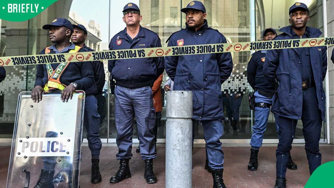 Members of the South African Police Service