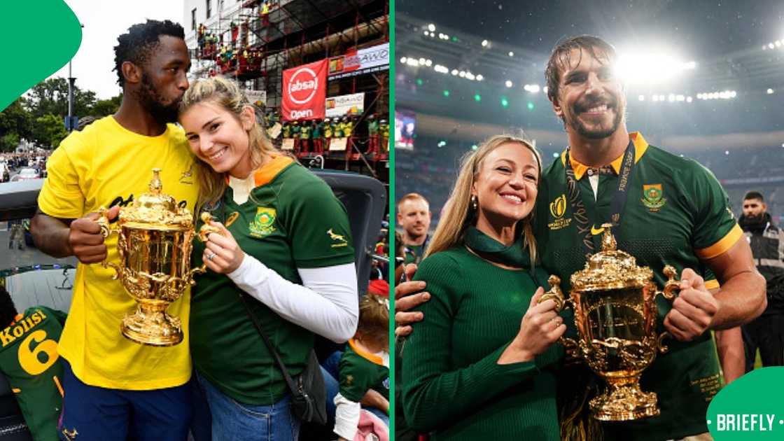 Siya and Rachel Kolisi like Anlia Etzebeth's post on social media Siya and Rachel Kolisi like Anlia Etzebeth's post on social media