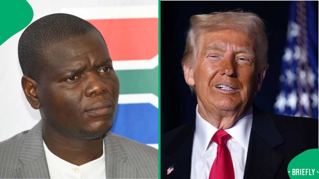 Internstional Relations Minister Ronald Lamola responded to President Donald Trump's executive order