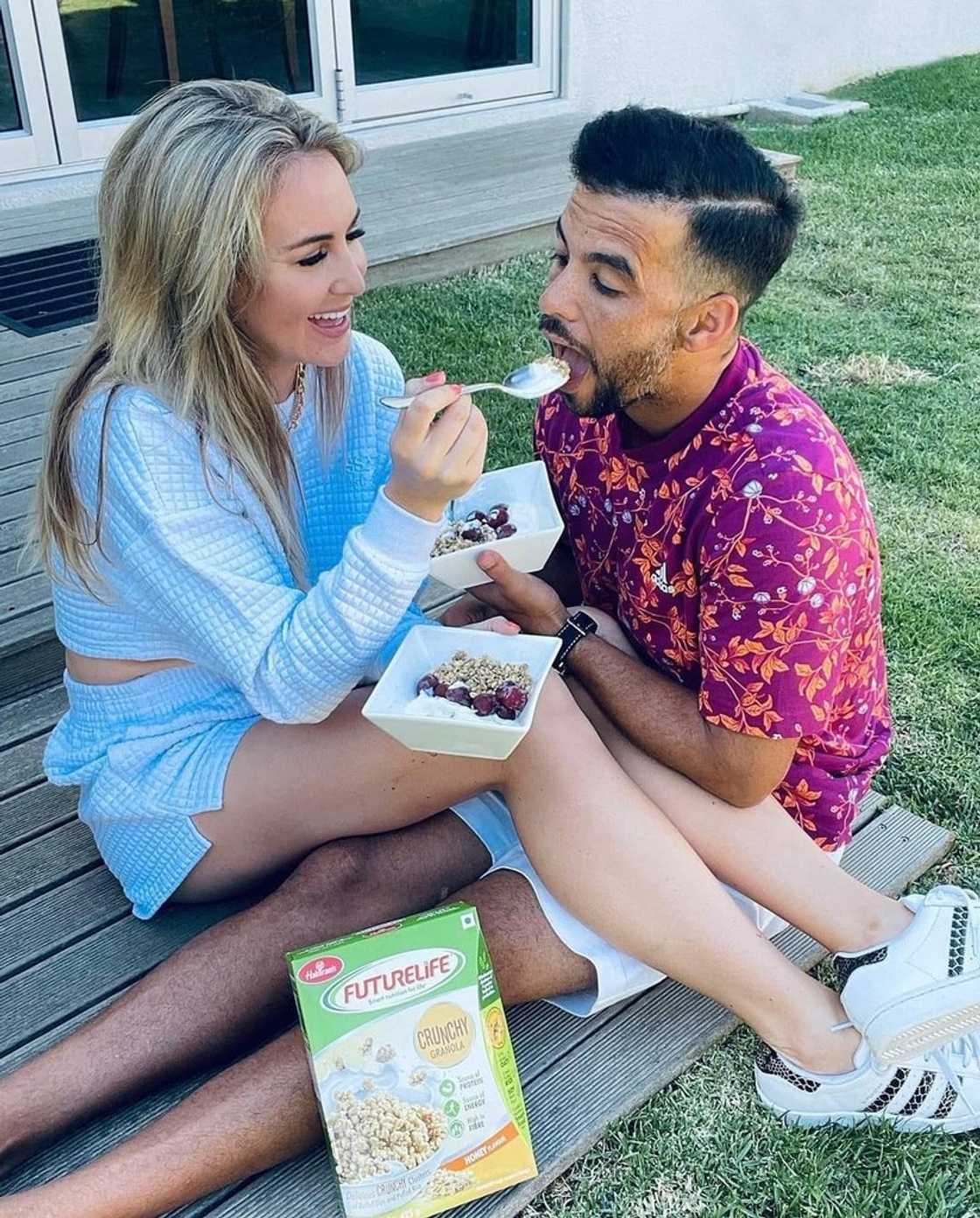 Jp Duminy and Sue during happier times. Jp Duminy and Sue during happier times.