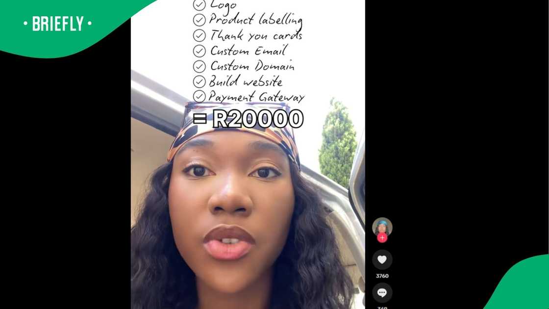 A woman shared her plans for the future. A woman shared her plans for the future.